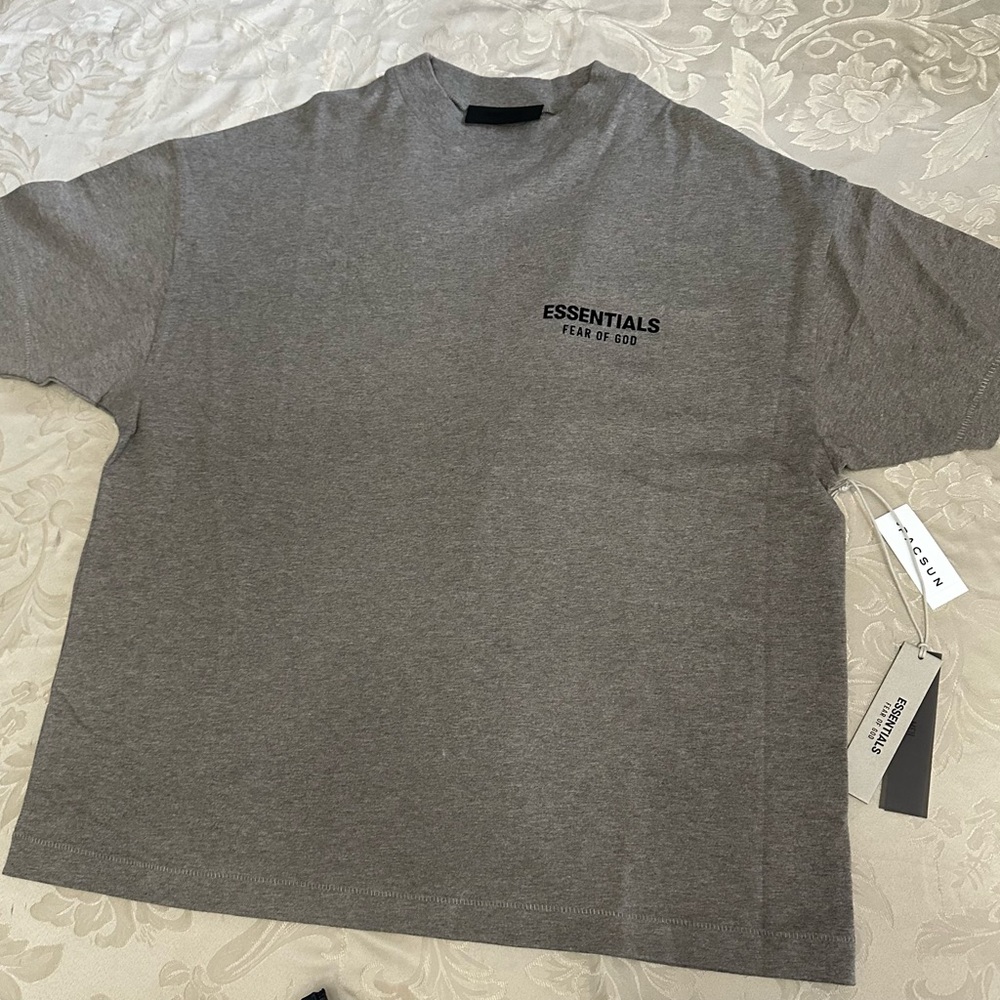 Essentials Charcoal Short Sleeve Tee